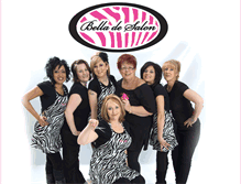 Tablet Screenshot of belladesalon.com
